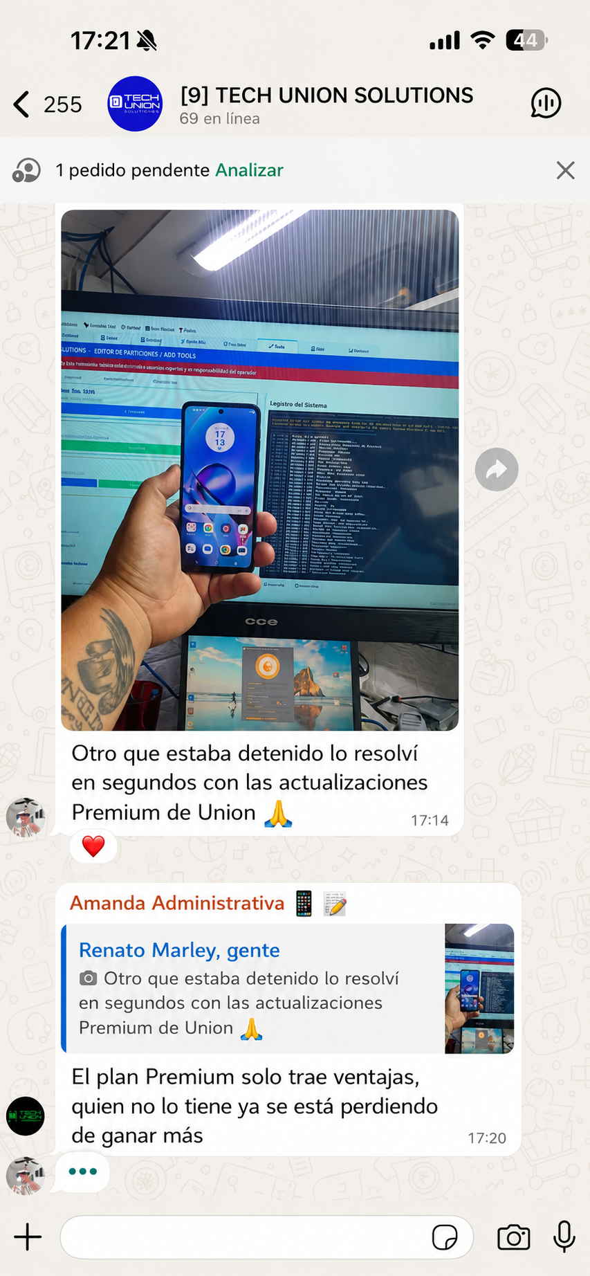 Las actualizaciones Premium de Union resuelven equipos que estaban detenidos.