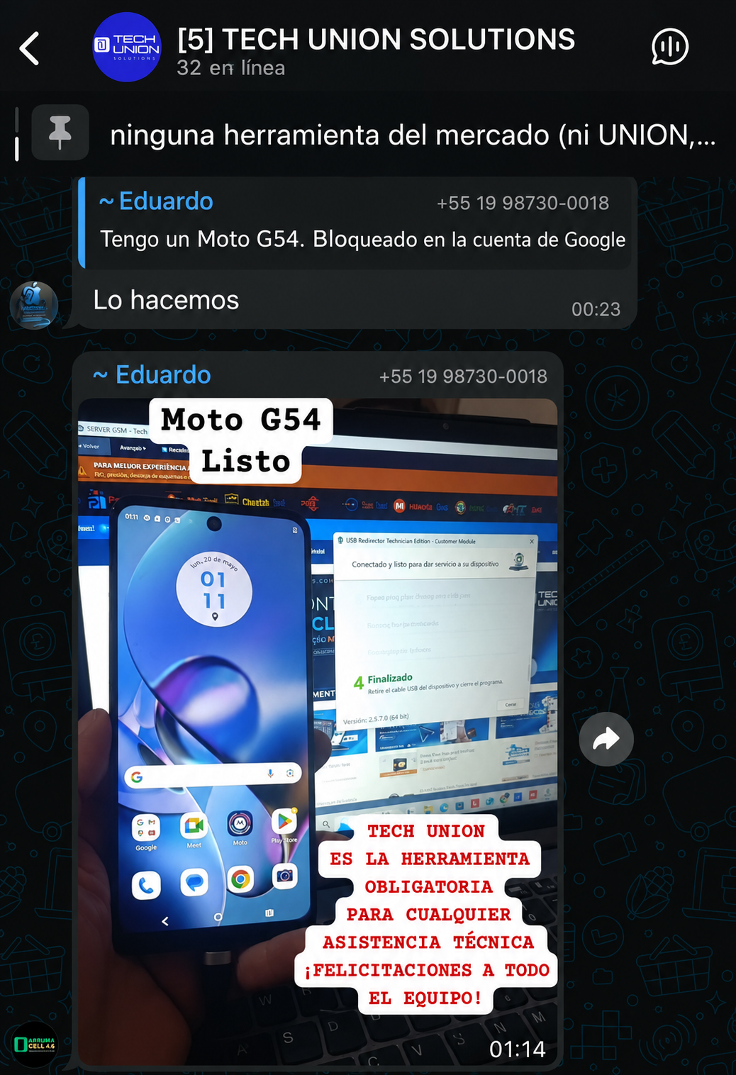 Moto G54 listo: una herramienta indispensable.