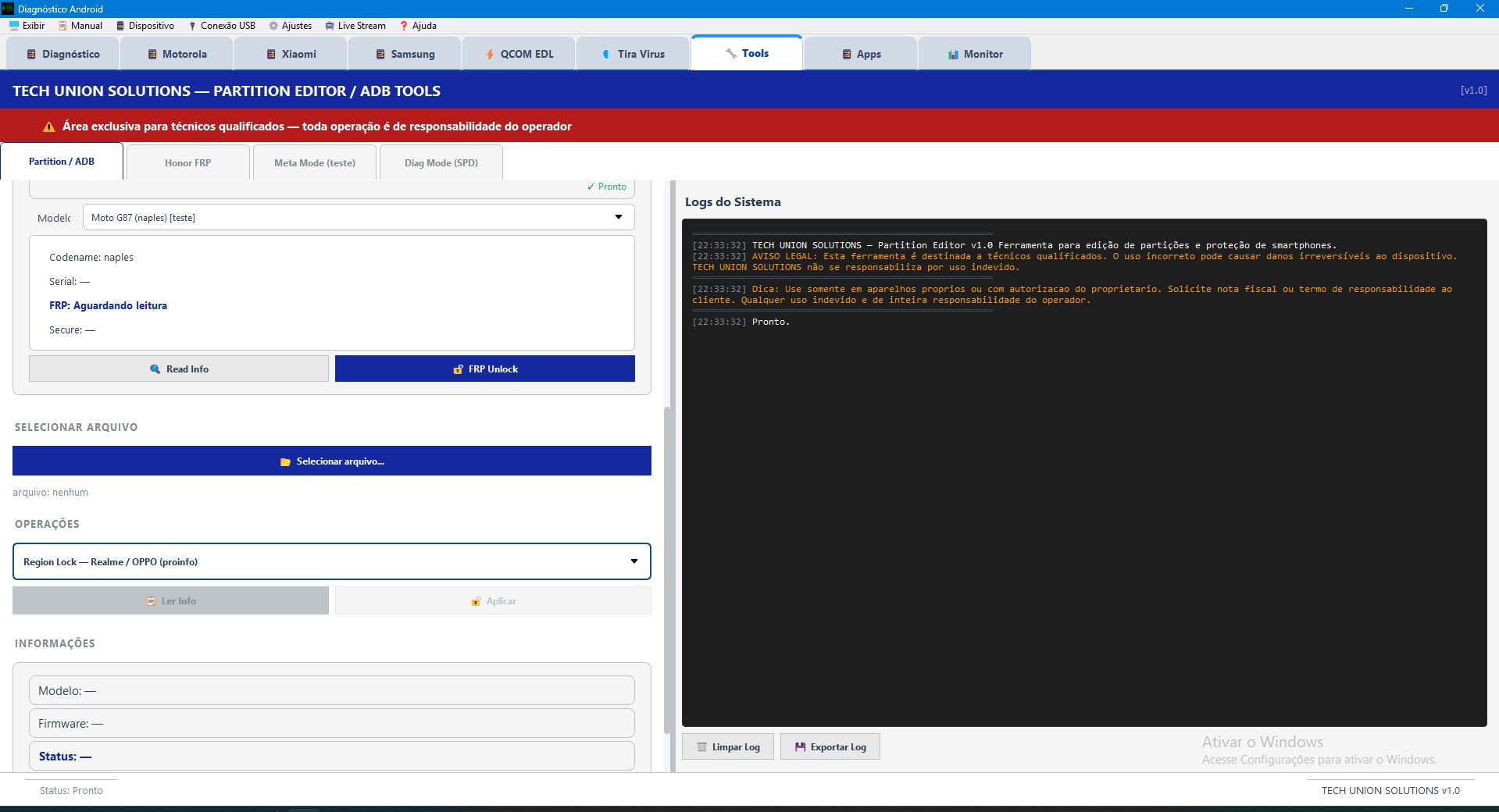 Partition Editor / ADB Tools