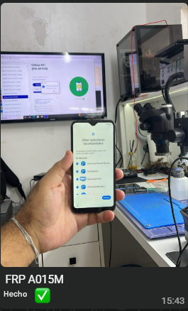 Samsung A015M FRP exitoso