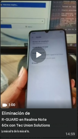 Realme Note 60x R-GUARD removed