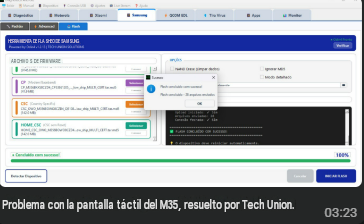 Samsung M35 touch screen fix
